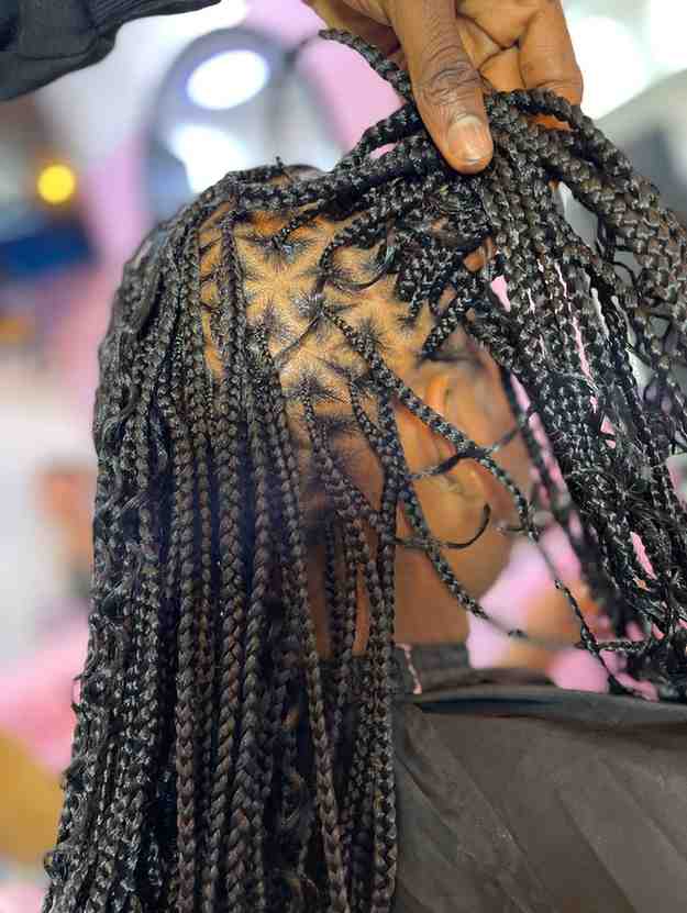 Boho Knotless Braids